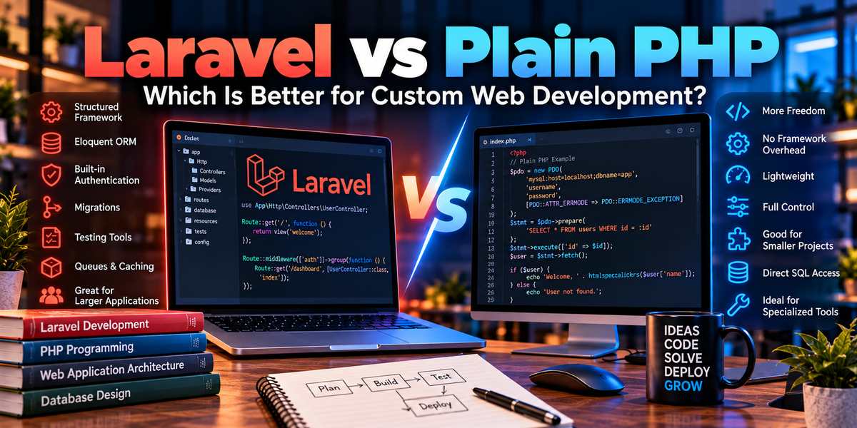 Laravel vs Plain PHP